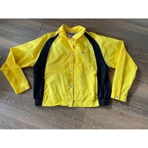 Vintage‎ Nike yellow windbreaker lightweight jacket